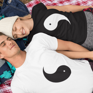 T-shirt Couple – Yin Yang – Vetements assortis – Assortis Moi