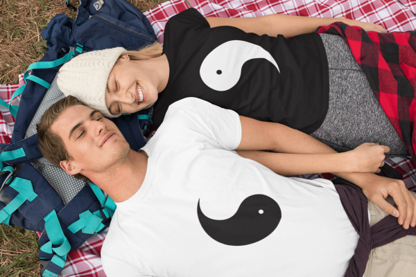 T-shirt Couple – Yin Yang – Vetements assortis – Assortis Moi