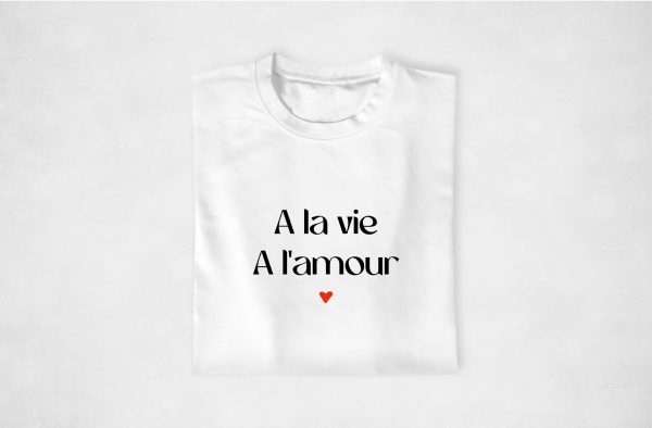 T-shirt Famille A la vie a l’amour