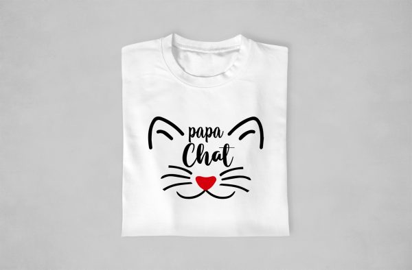 T-shirt Famille Chat