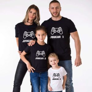 T-shirt Famille Gamer T-shirt Famille Gamer
