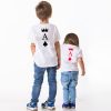 T-shirt Famille Roi de pique  Reine de cœur  As de trèfle
