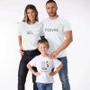 T-shirt Famille Sel Poivre &amp 100 unique