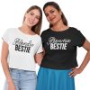 T-shirt Femme Blonde Brune BFF