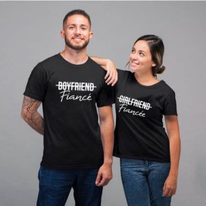 T-shirt Fiance Fiancee 2 T shirt Fiance Fiancee 3