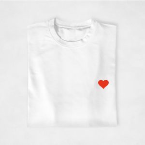 T-shirt Maman Enfants Coeur rouge T-shirt Maman Enfants Coeur rouge