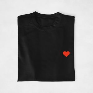 T-shirt Maman Enfants Coeur rouge