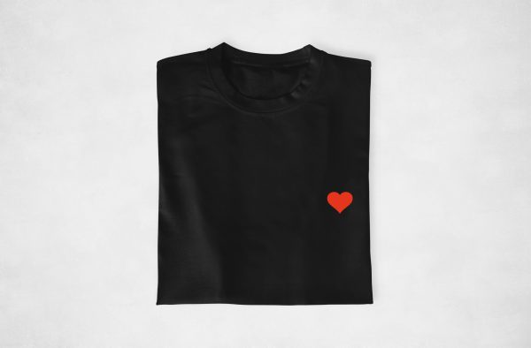 T-shirt Maman Enfants Coeur rouge