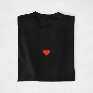 T shirt Maman Enfants Coeur rouge 4