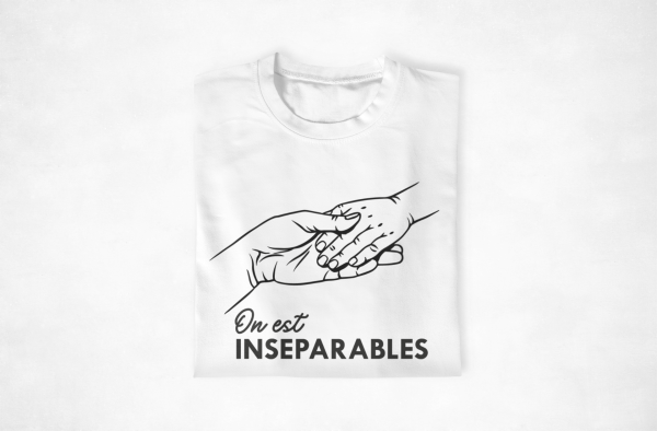 T-shirt Maman Enfants Inseparables