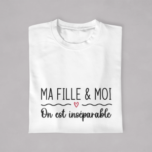 T-shirt Maman Enfants On est inseparable