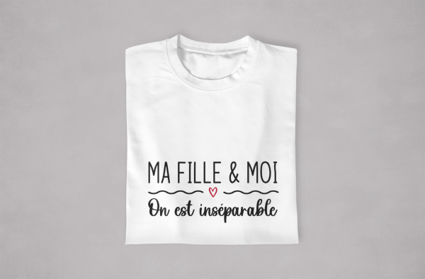 T-shirt Maman Enfants On est inseparable