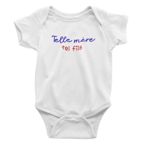 T-shirt Maman Enfants Telle Mere Tels Enfants
