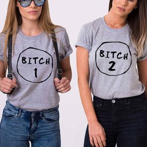 T-shirt Meilleure Amie Bitch 1 Bitch T-shirt Meilleure Amie Bitch 1 Bitch