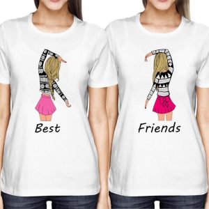 T-shirt Meilleure Amie Couleur