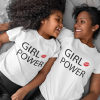 T-shirt Mere Fille Girl power