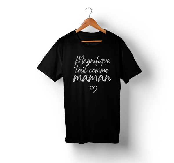 T-shirt Mere Fille Magnifique Tout Comme Maman