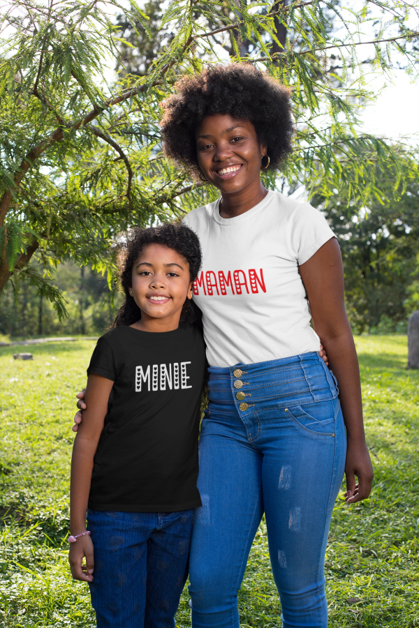 T-shirt Mere Fille Maman Minie