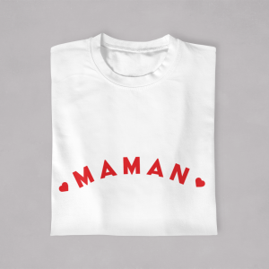 T-shirt Mere Fille Minie Coeur