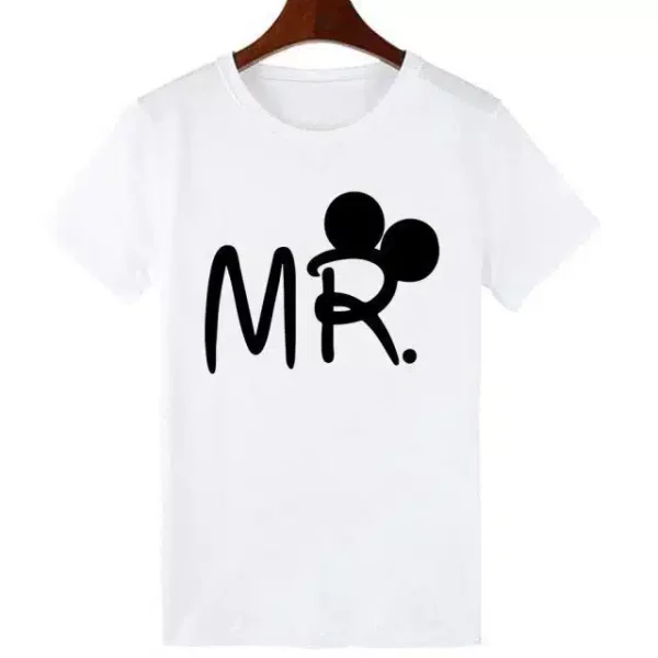 T-shirt Mr Et Mrs Assorti pour Couple