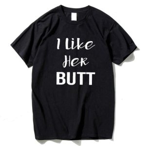 T shirt Noir a Imprime Blanc pour Couple 4