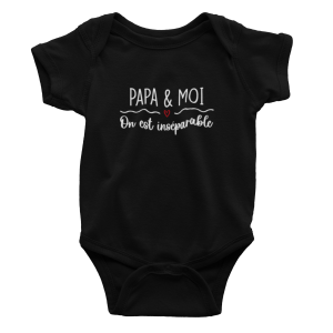 T-shirt Papa Enfants On est inseparable T-shirt Papa Enfants On est inseparable