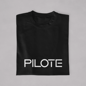 T-shirt Papa Enfants Pilote Co-pilote
