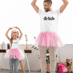 T-shirt Papa et enfants Artiste chef d’oeuvre T-shirt Papa et enfants Artiste chef d’oeuvre