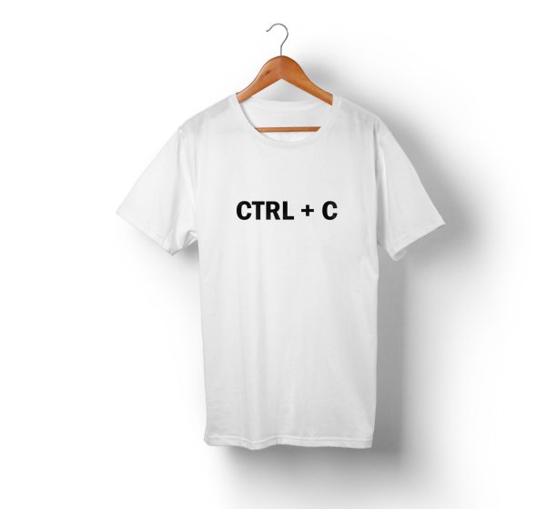 T-shirt Parent Enfant CTRL C CTRL V