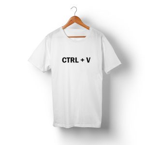 T shirt Parent Enfant CTRL C CTRL V 3