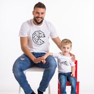 T-shirt Parent Enfant Pizza 2 T shirt Parent Enfant Pizza 3