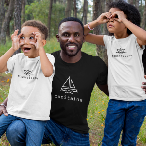 T-shirt Parent Enfants Marin T-shirt Parent Enfants Marin