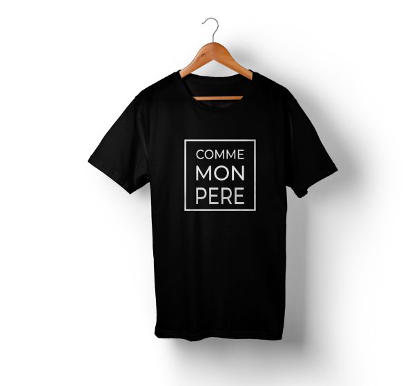 T-shirt Pere Fils Comme mon pere – Comme mon fils