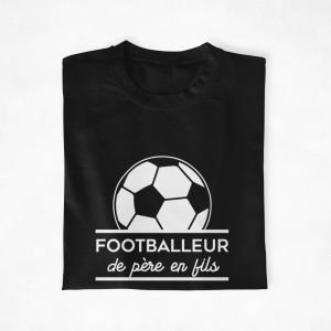 T-shirt Pere Fils Footballeur de pere en fils