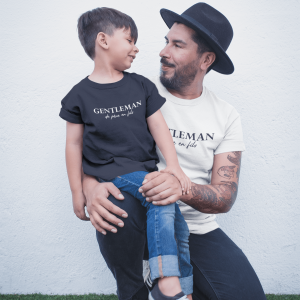 T-shirt Pere Fils Gentleman de Pere en Fils T-shirt Pere Fils Gentleman de Pere en Fils