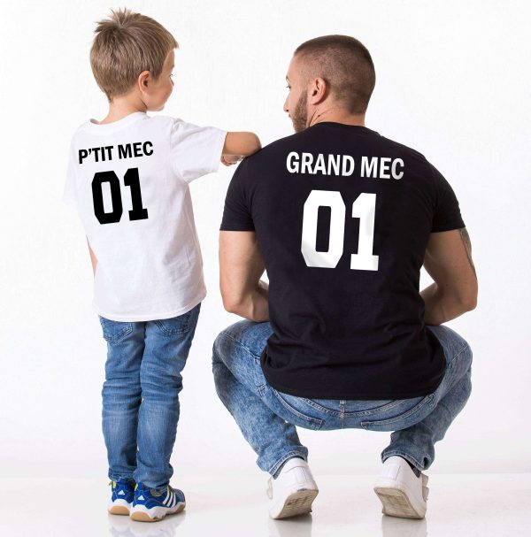T-shirt Pere Fils Grand mec – P’tit mec