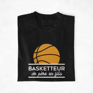 T-shirt Pere fils Basketteur de pere en fils 2 T shirt Pere fils Basketteur de pere en fils 3