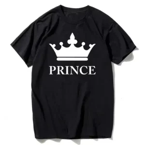 T-shirt Prince Et Princesse pour Couple 2 T shirt Prince Et Princesse pour Couple 3