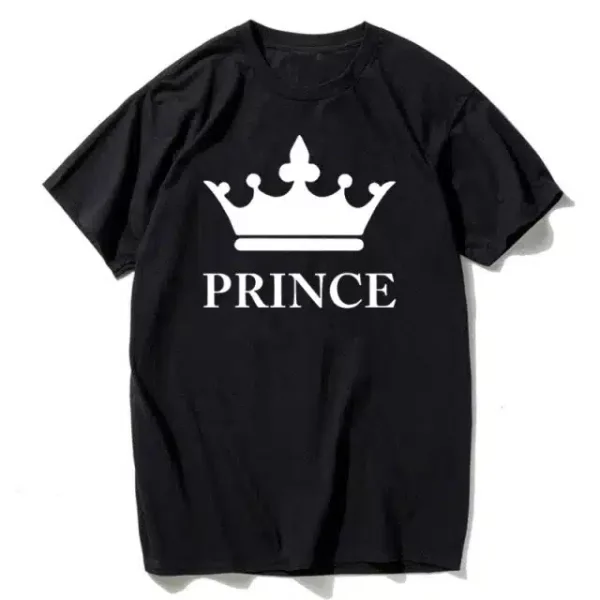 T-shirt Prince Et Princesse pour Couple