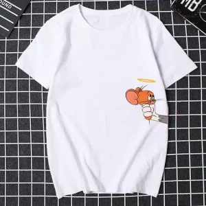 T shirt Tom Et Jerry pour Couple 1