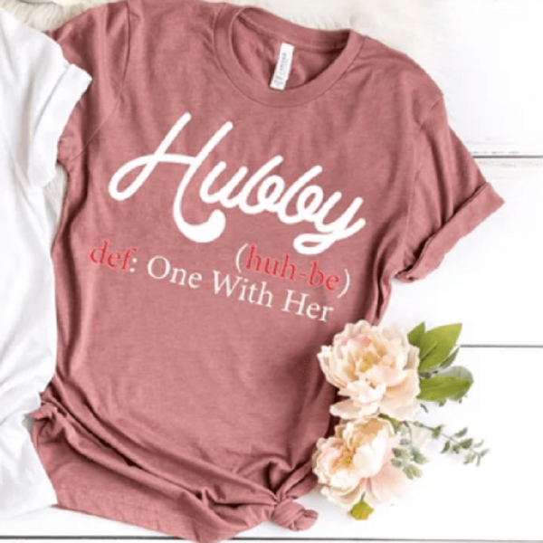 T-shirt Wifey Et Hubby pour Couples Maries