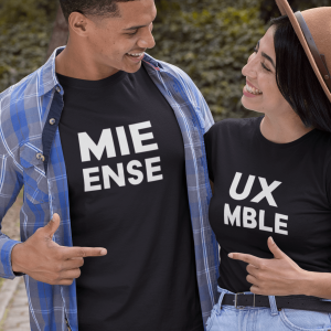 T shirt assortis pour Couple Mieux Ensemble Assortis Moi 1