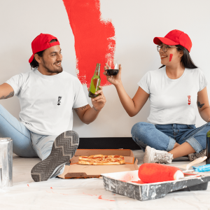 T-shirt assortis pour couple King Queen cote coeur jeu de cartes Assortis Moi T-shirt assortis pour couple King Queen cote coeur jeu de cartes Assortis Moi