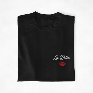 T-shirt assortis pour couple La Belle et la Bete cote coeur
