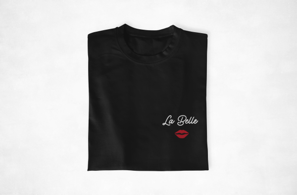 T-shirt assortis pour couple La Belle et la Bete cote coeur