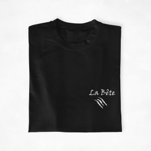 T shirt assortis pour couple La Belle et la Bete cote coeur 3