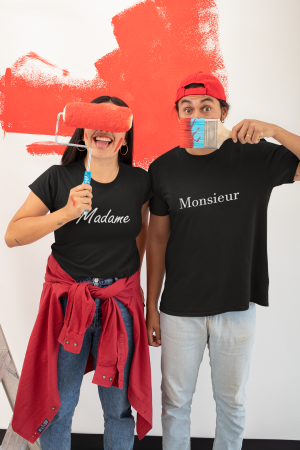 T-shirt assortis pour couple – Madame Monsieur – Assortis Moi