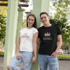 T-shirt assortis pour couple – Roi et Reine – Assortis Moi