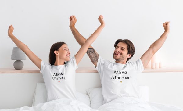 T-shirt couple – A la vie a l’Amour