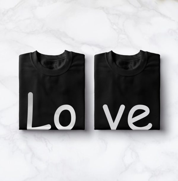 T-shirt couple – Amour – Vetements assortis – Assortis Moi